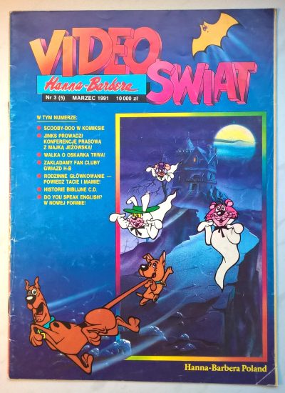 Czasopismo VIDEO ŚWIAT Hanna-Barbera – Nr 3, 1991 r.