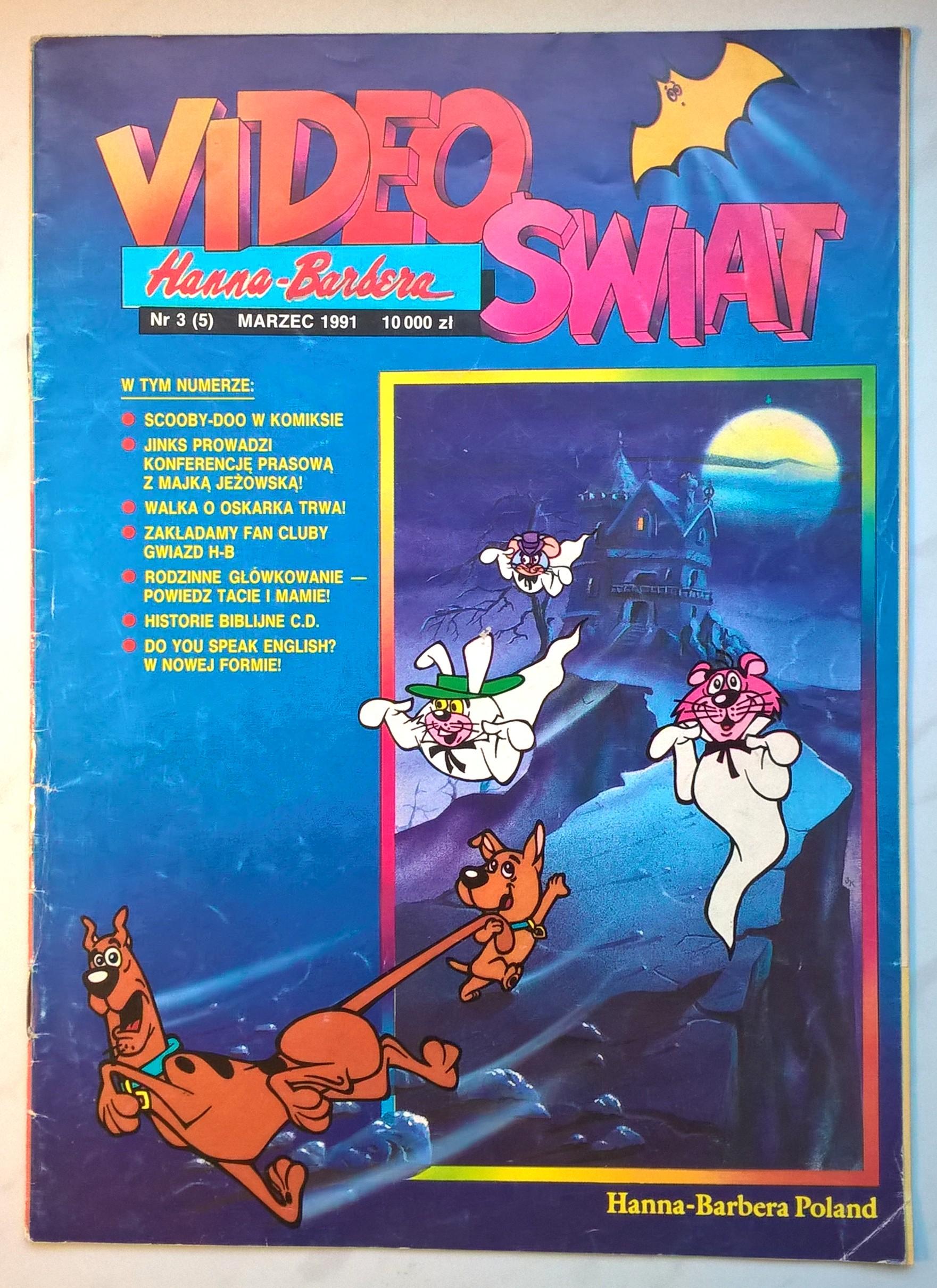 Czasopismo VIDEO ŚWIAT Hanna-Barbera – Nr 3, 1991 r.
