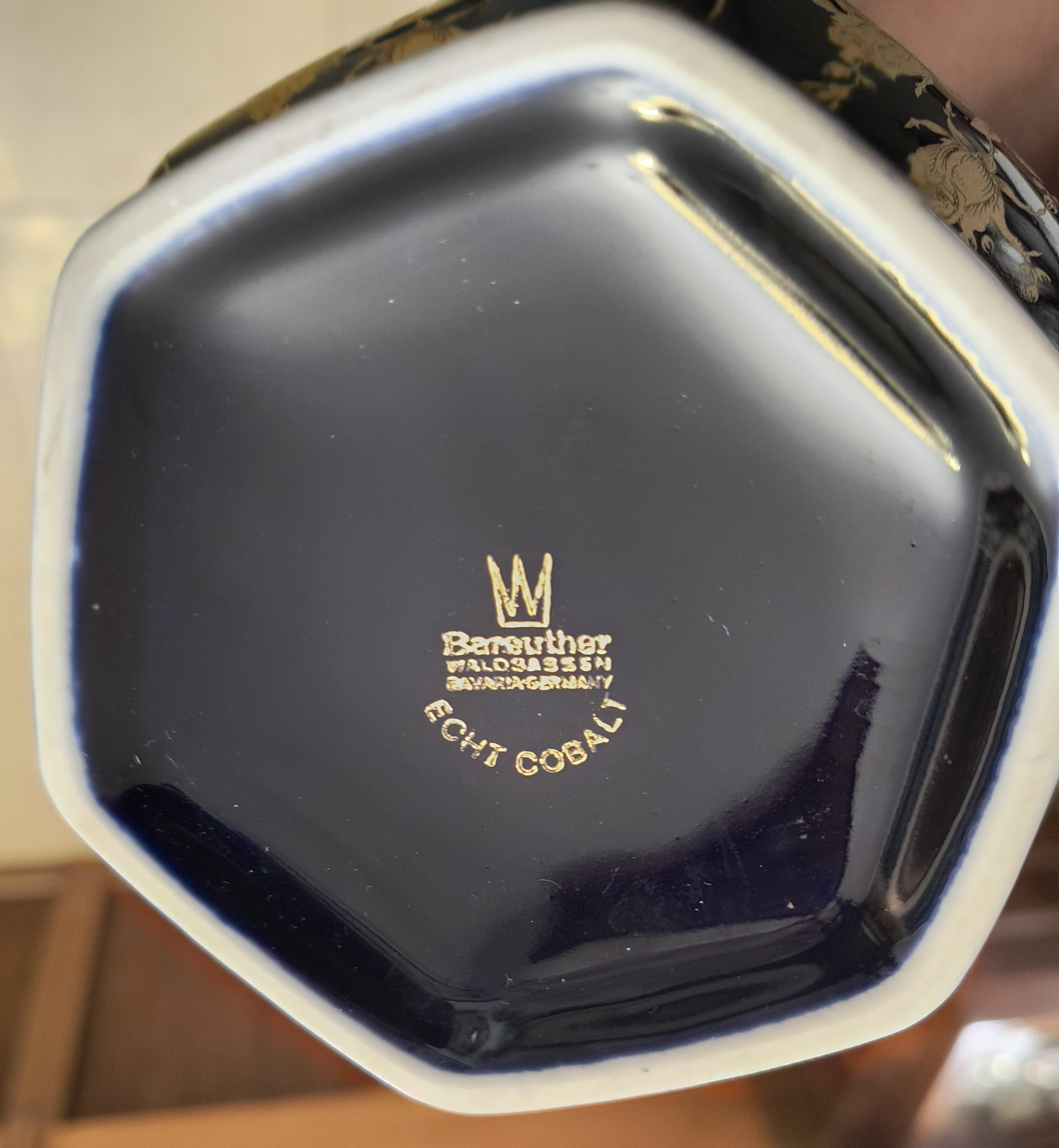 Puzderko-bombonierka porcelanowa - Bareuther Waldsassen, Bawaria-Niemcy