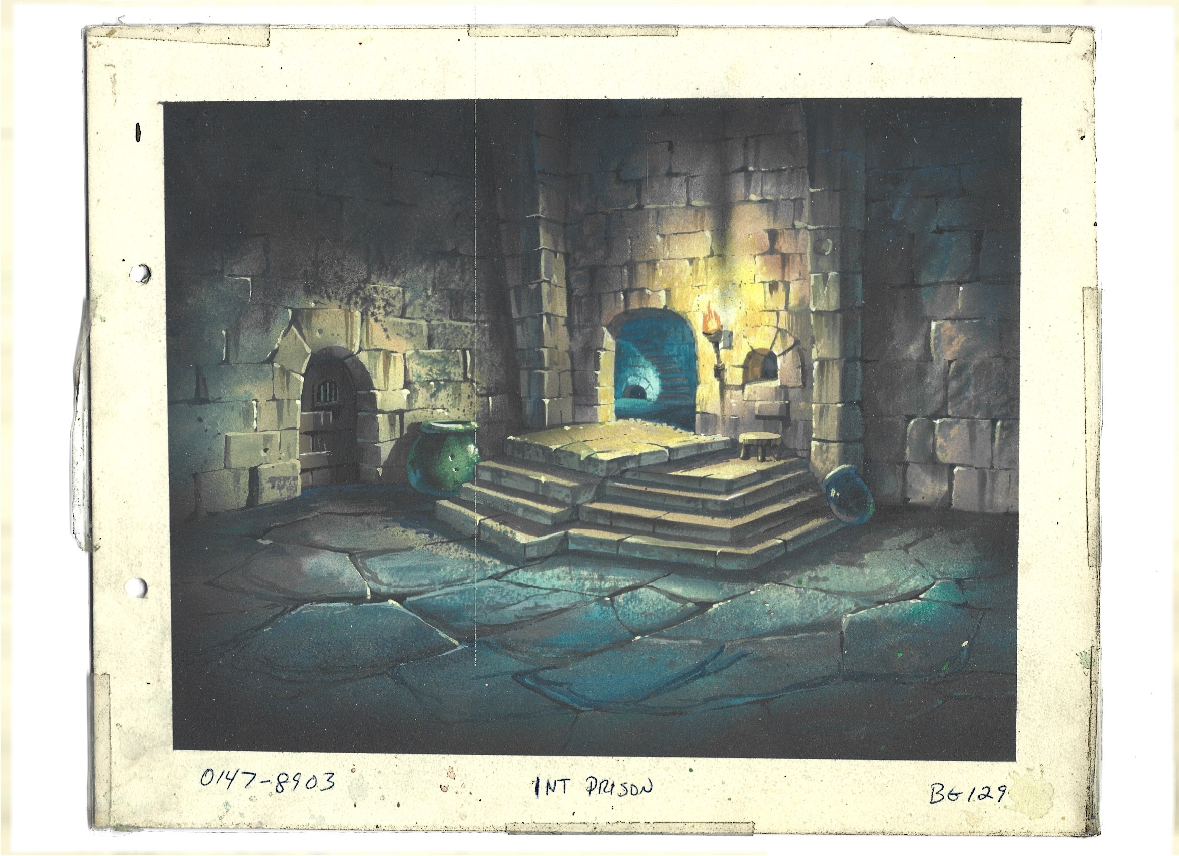 Tło animacyjne "THE BIBLE"-INT PRISON - Biblia-więzienie - HANNA-BARBERA