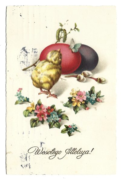 Pocztówka - Wesołego Alleluja! 1925 r.