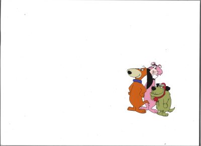 Folia animacyjna z postaciami z bajek Hanna-Barbera – DOGGIE DADDY, SNAGGLEPUSS i MUTTLEY