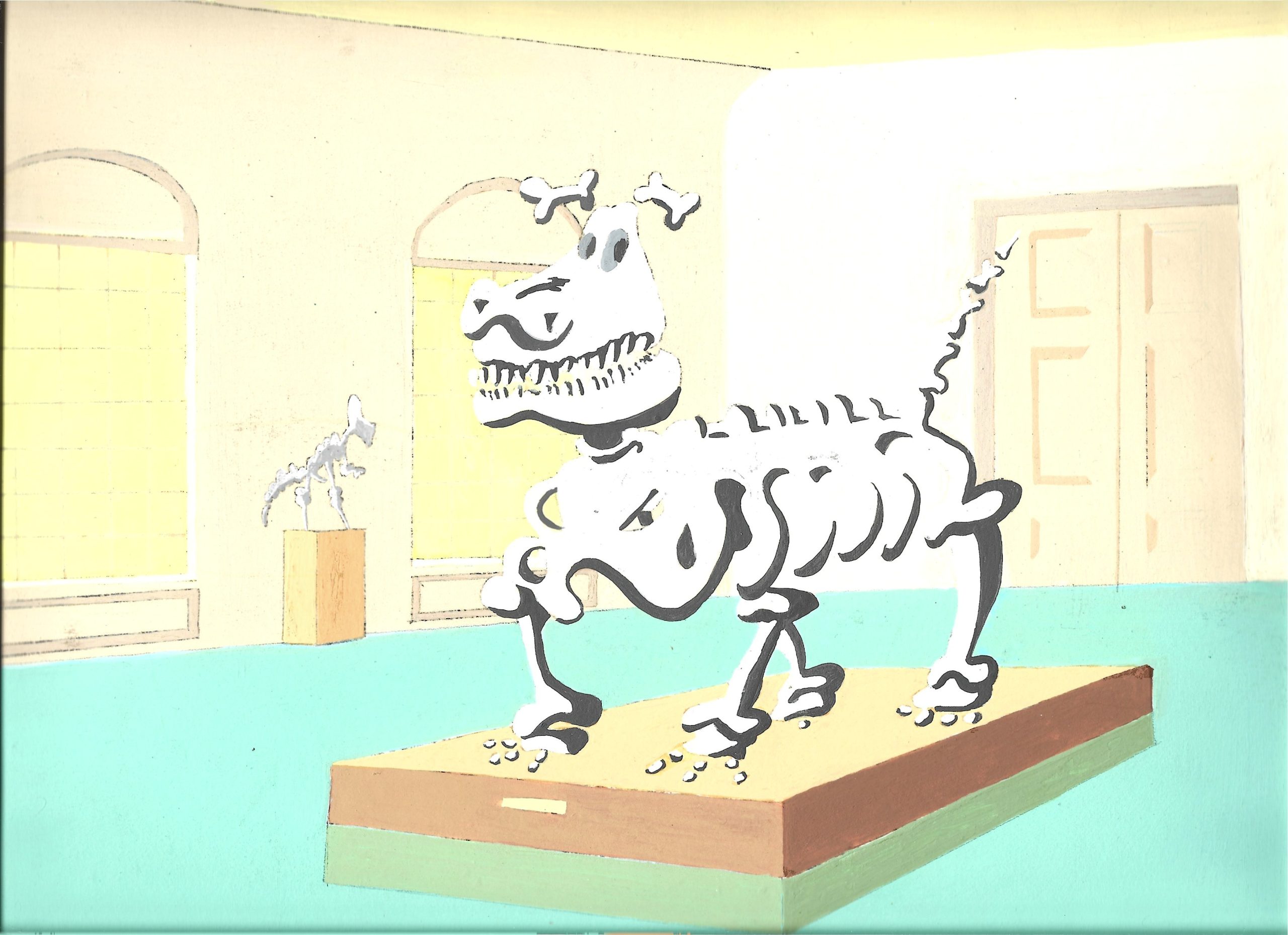 Tło animacyjne z bajki Hanna-Barbera