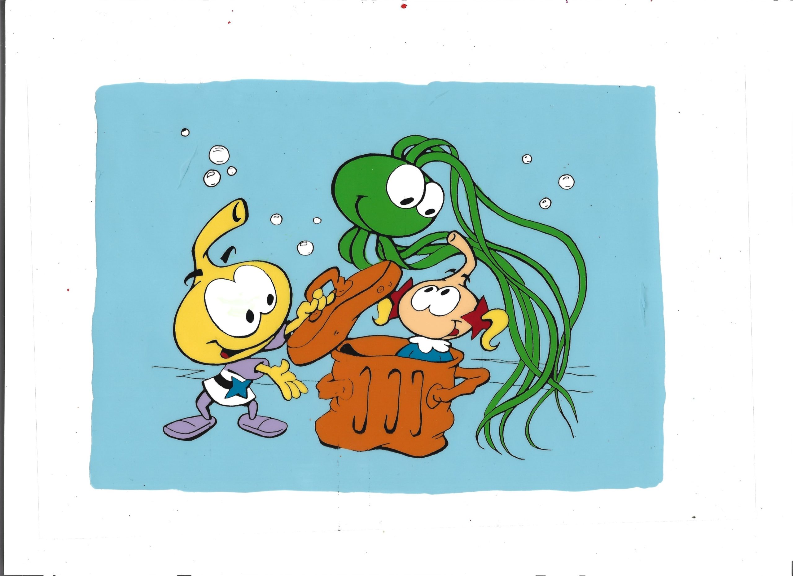 Folia celuloidowa z filmu animowanego Hanna-Barbera „THE SNORKS”