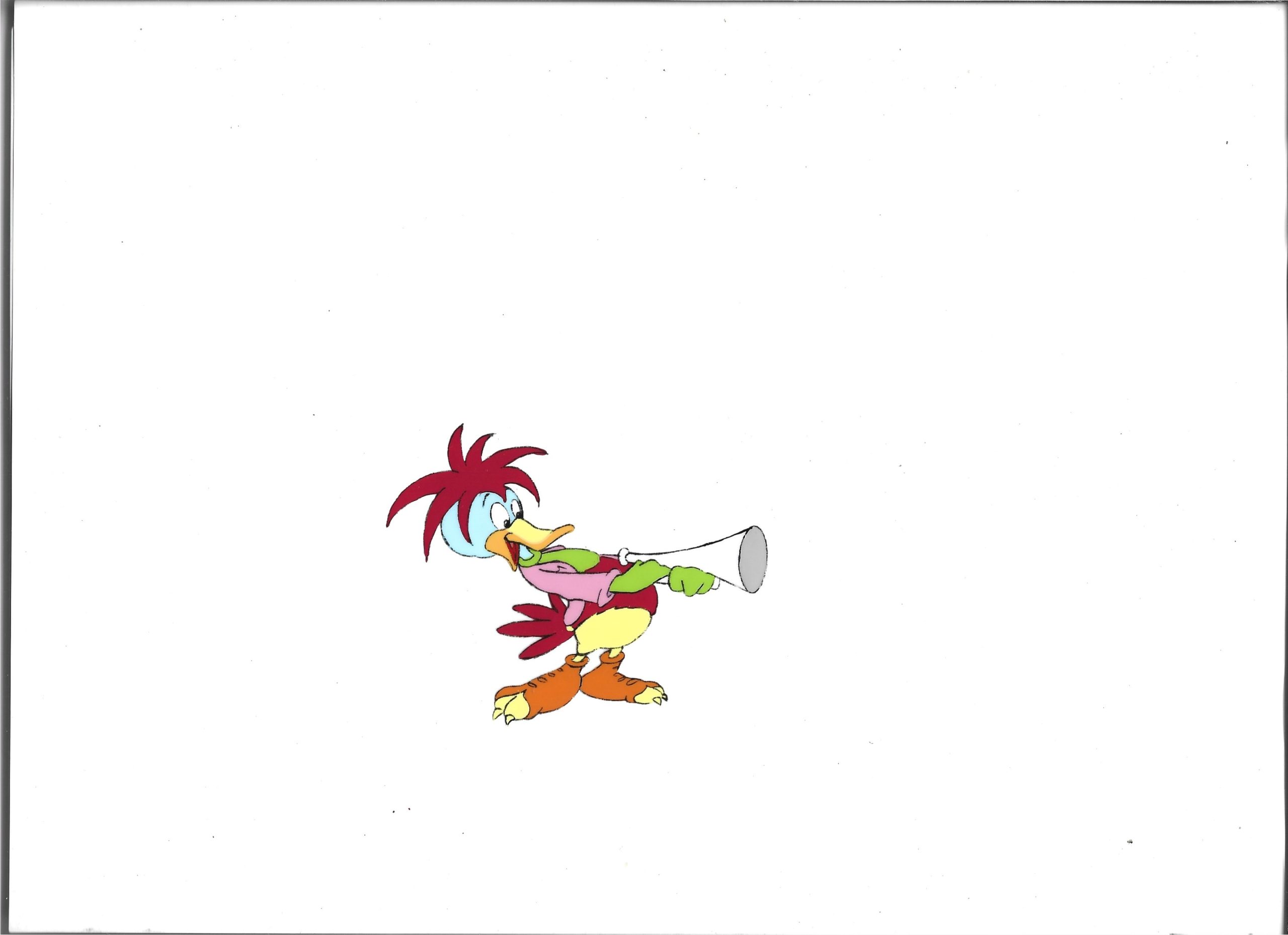 Folia animacyjna celuloidowa z postacią z kreskówki Hanna-Barbera