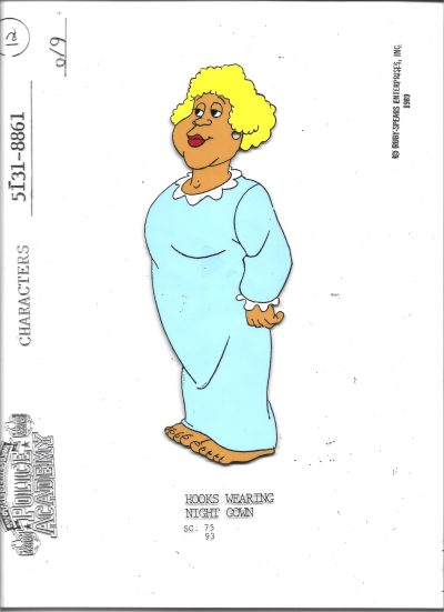 Folia animacyjna - AKADEMIA POLICYJNA - Policjantka Hooks w koszulce nocnej (12)