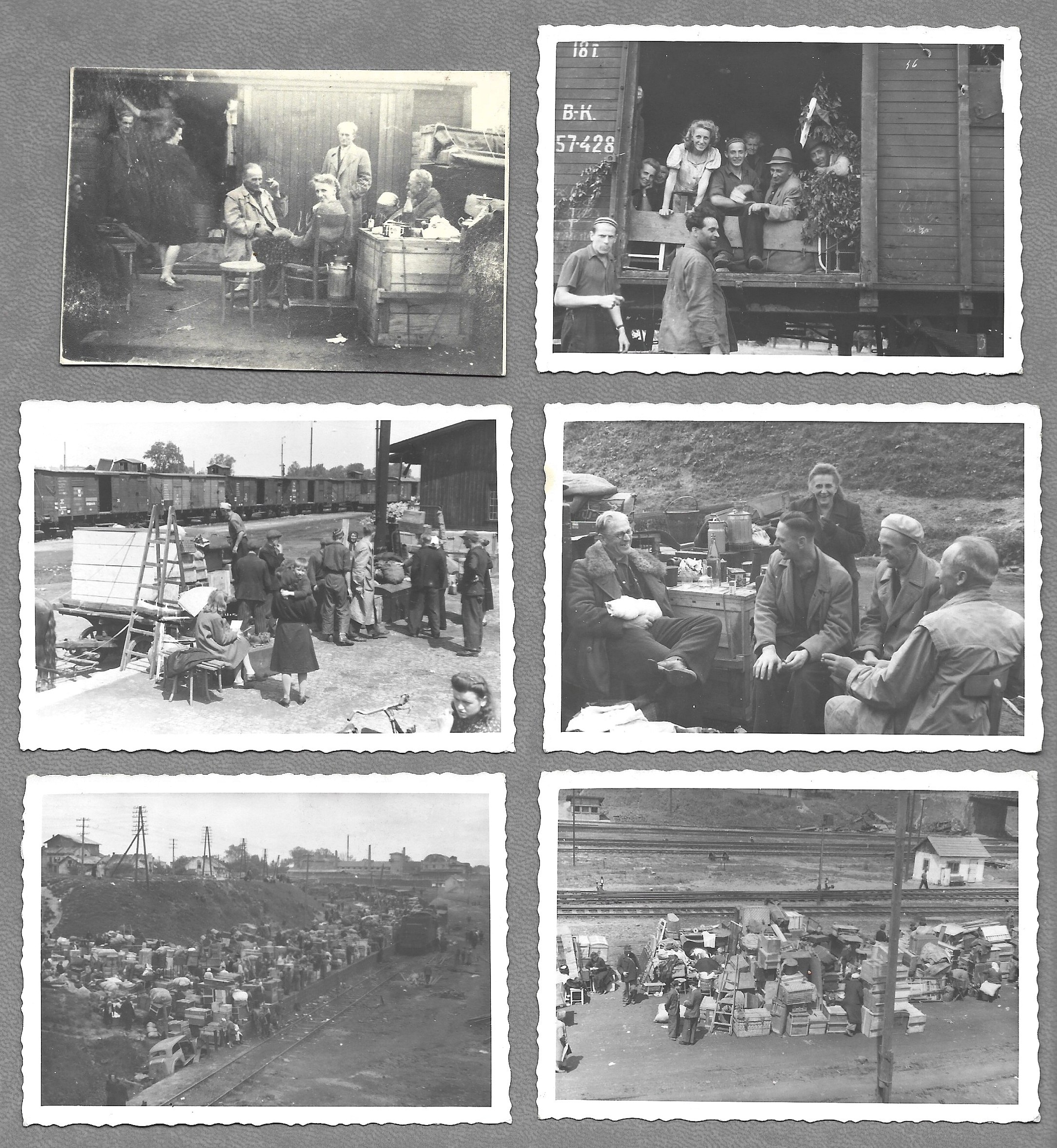 Zestaw zdjęć - repatrianci - przesiedlenia Polaków z kresów