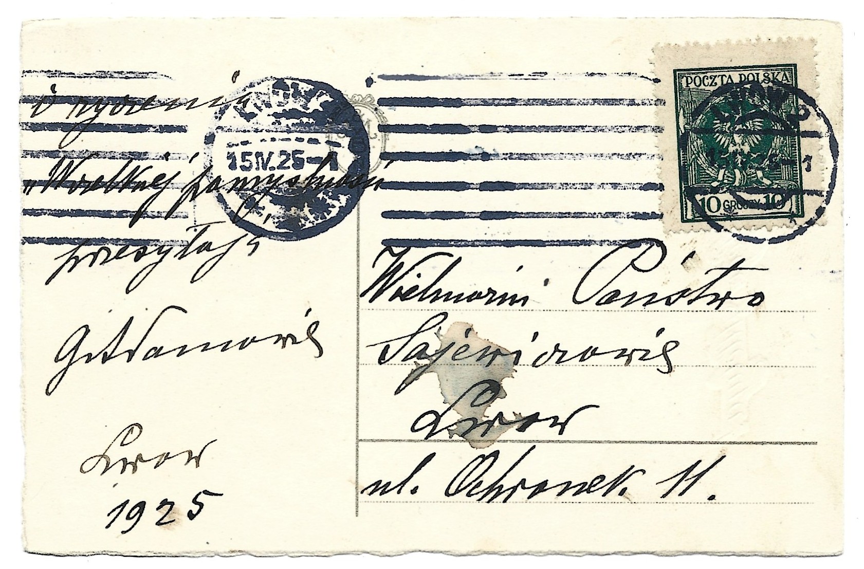 Pocztówka - Wesołego Alleluja! 1925 r.