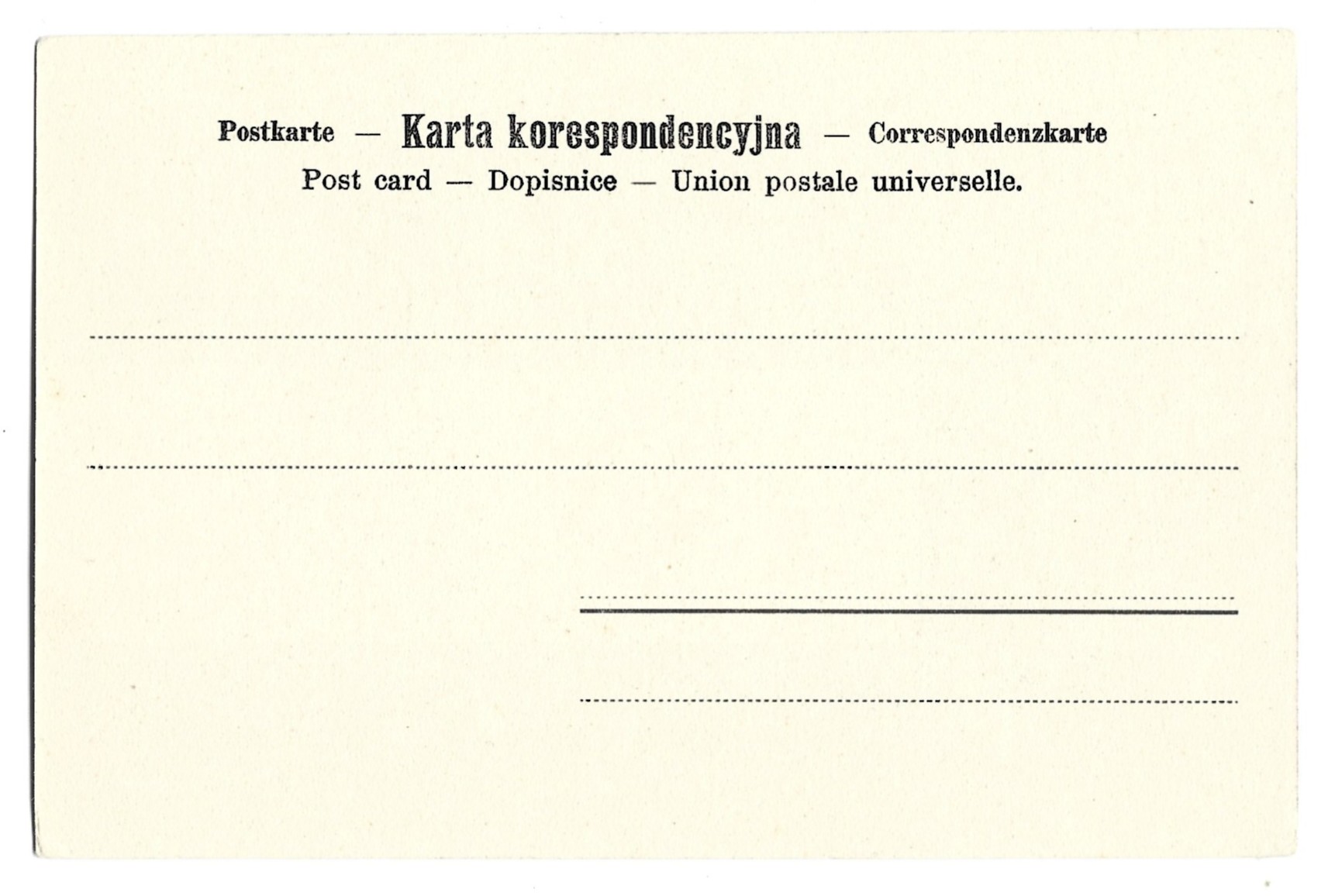 Pocztówka - Schadchen i Machetunim, 1902 r.