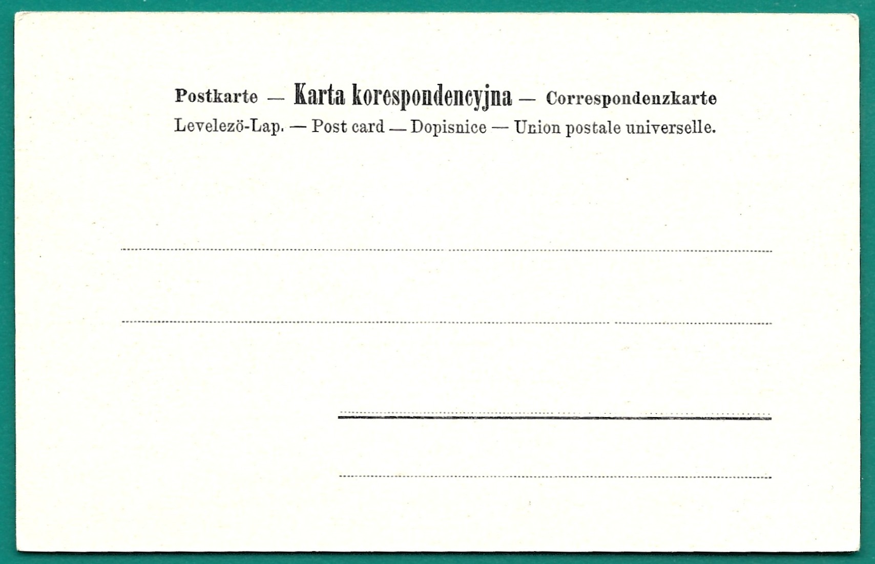 Pocztówka - Ich hob nicht mojre, 1902 r. - polscy Żydzi