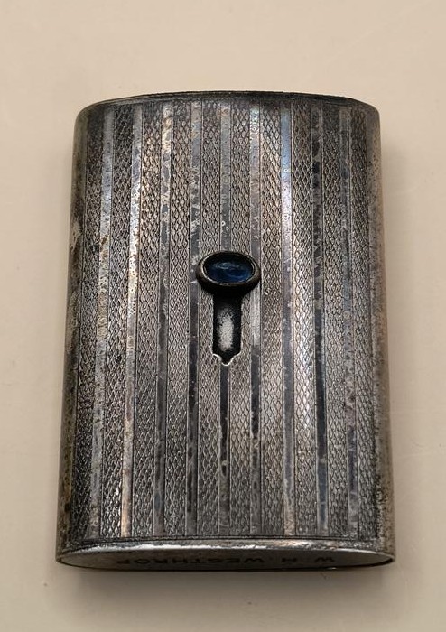 Pojemnik, pudełko na zapałki - sygnowane W. H. WESTHROP