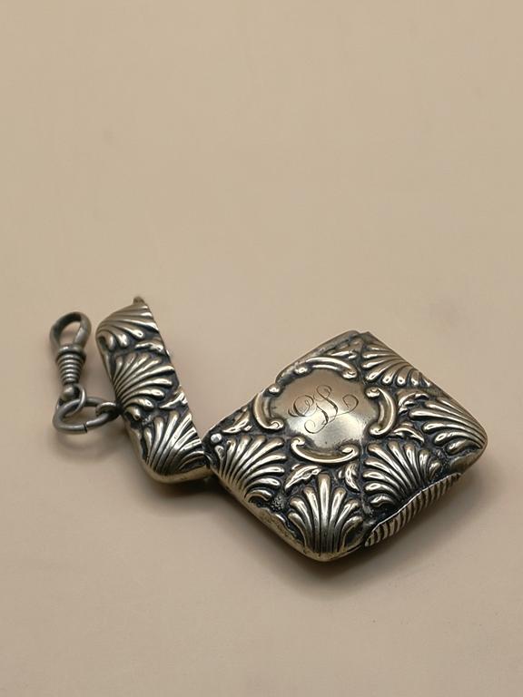 Pojemnik, etui na zapałki - z monogramem