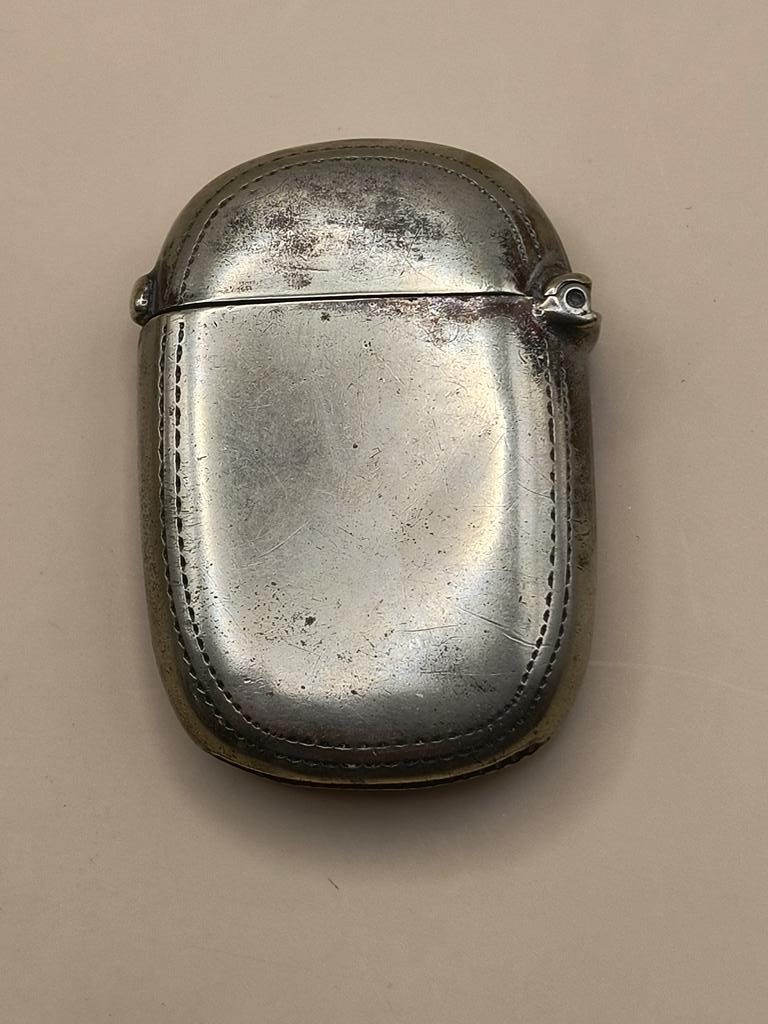 Etui, pojemnik na zapałki - z monogramem