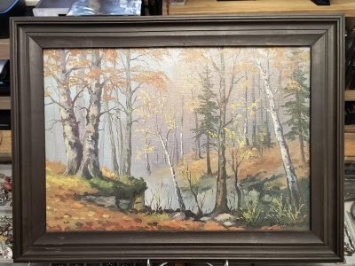 Obraz - pejzaż jesienny, Stanisław Sikora