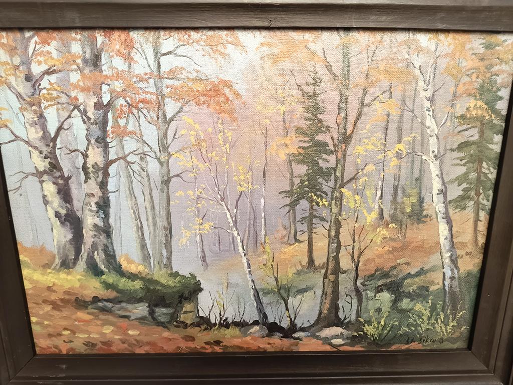 Obraz - pejzaż jesienny, Stanisław Sikora