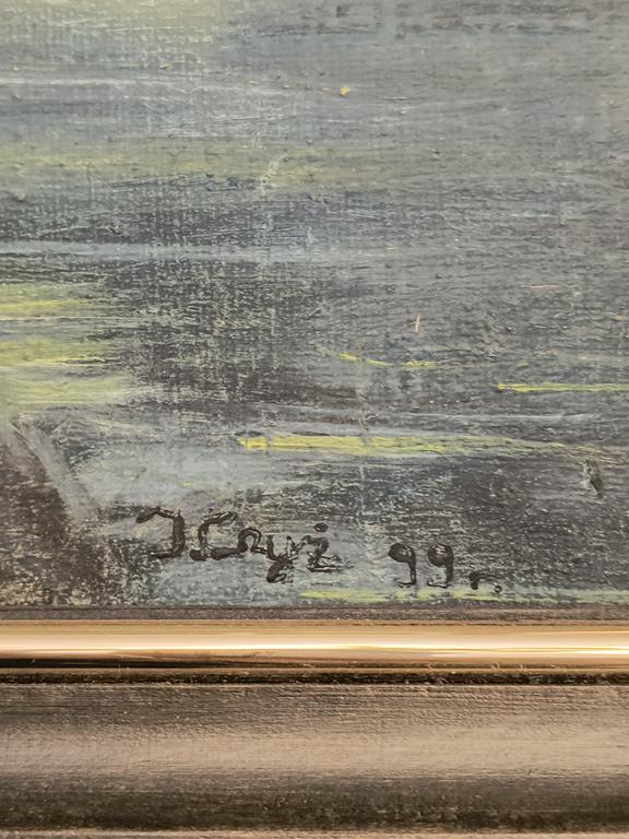 Obraz - pejzaż morski, żaglówki - J. Czyż 99