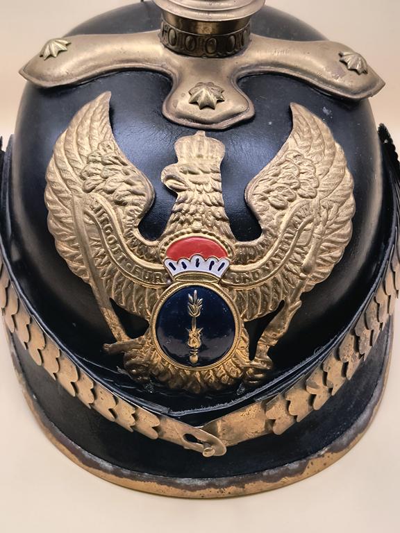 Hełm pikielhauba - PICKELHAUBE, Prusy-Niemcy
