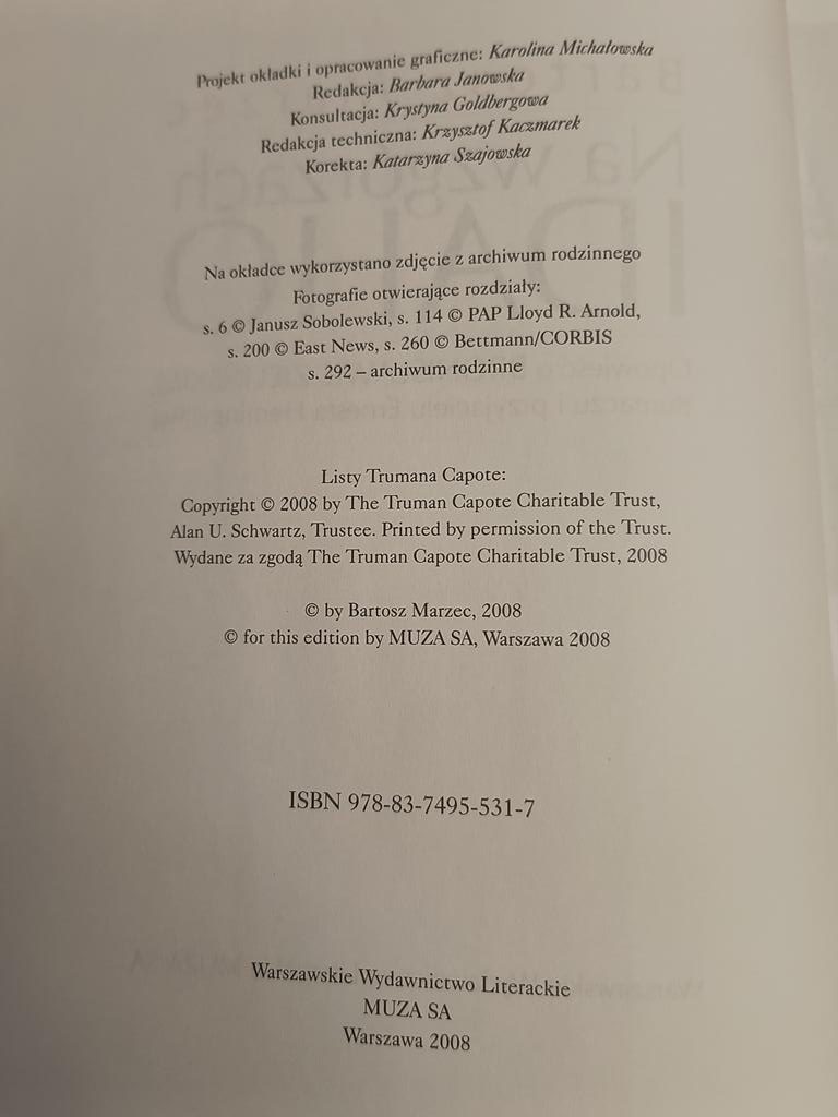 Książka "Na wzgórzach IDAHO" Bartosz Marzec, 2008 r.
