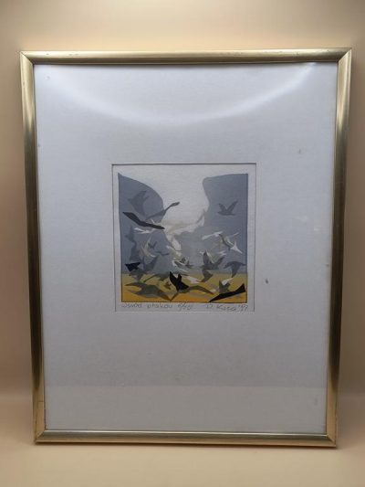 Obraz "Wśród ptaków" Dariusz Kaca, 1997 r.