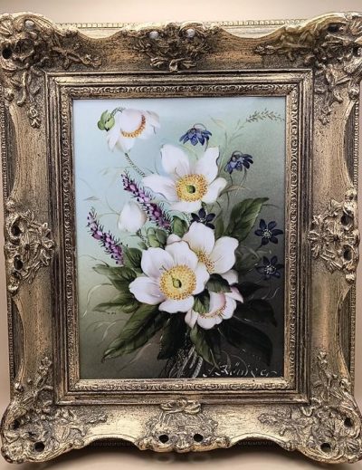 Obraz na porcelanie - kwiaty - Siegfried Königer (1909-1982)