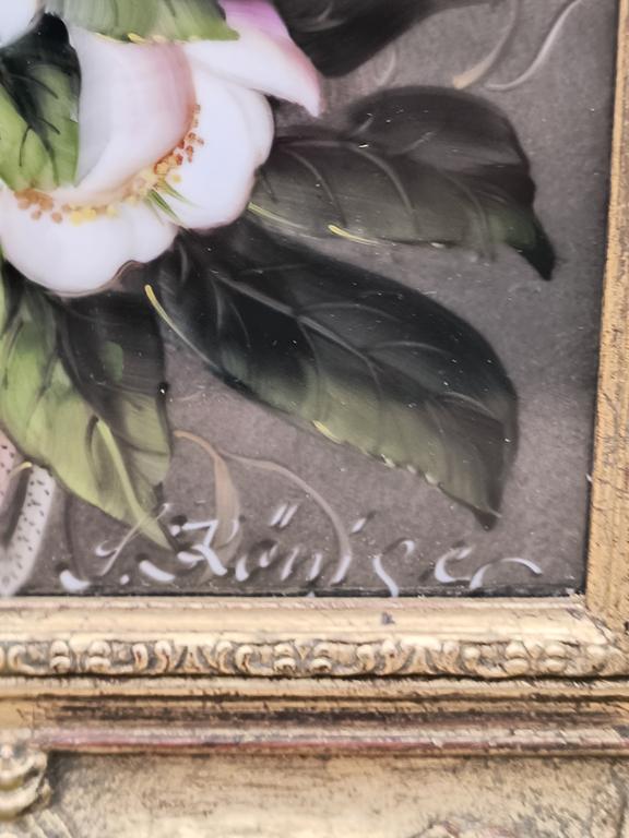 Obraz na porcelanie - kwiaty - Siegfried Königer (1909-1982)