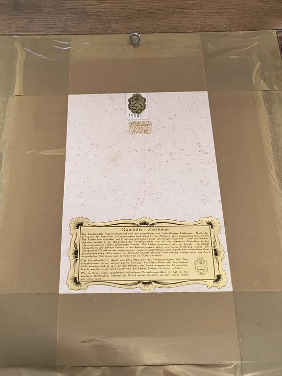 Obraz na porcelanie - kwiaty - Siegfried Königer (1909-1982)