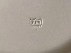 Talerz patriotyczny z księciem Józefem Poniatowskim - sygn. Choisy-le-Roi, Paillart & Hautin, Francja 1824-1835