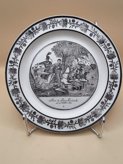 Talerz patriotyczny - książę Józef Poniatowski – sygn. CHOISY-LE-ROI, Paillart & Hautin, Francja 1824-1835