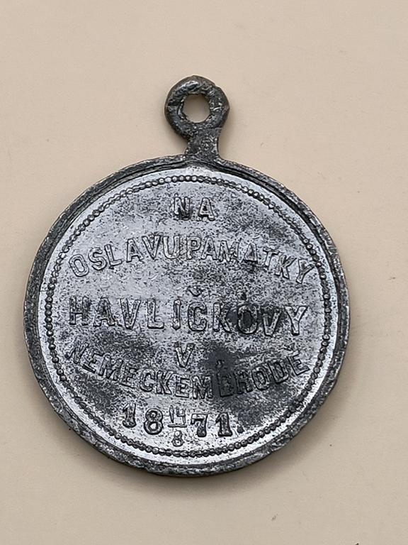 Medal - Karel Havlicek, 1871 r.