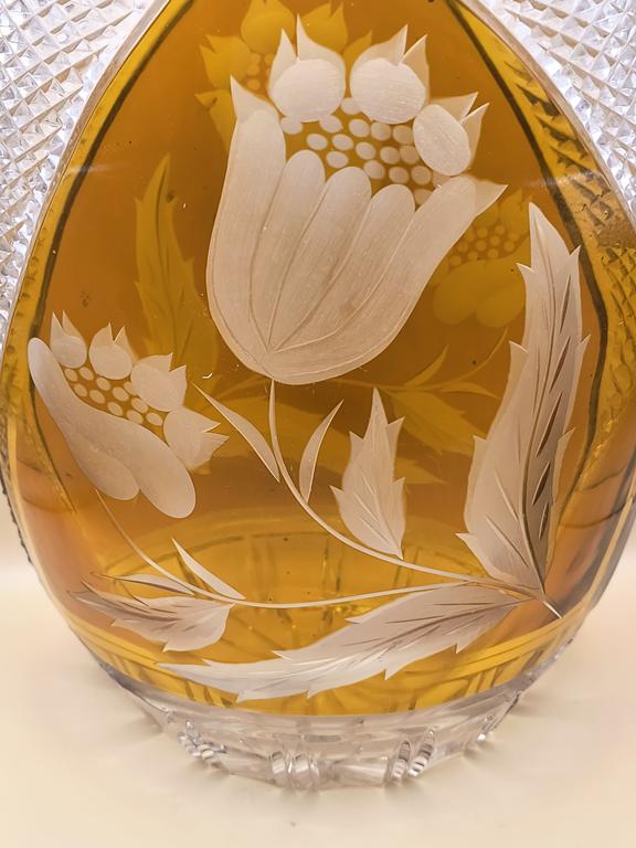 Duży wazon kryształowy – Huta Hortensja