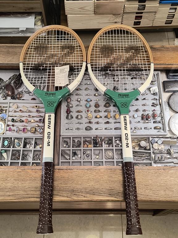 Rakiety do tenisa POLSPORT Bielsko-Biała, 1962 r.