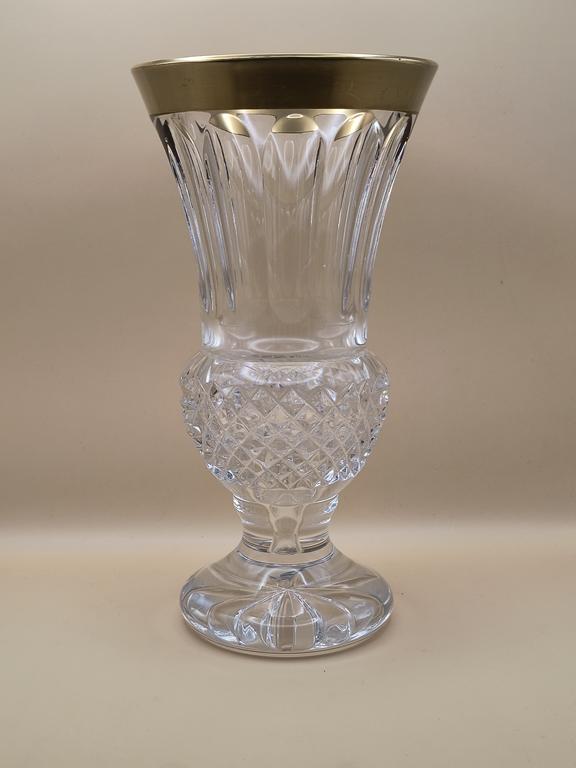 Wazon kryształowy - Huta Lambert, Belgia
