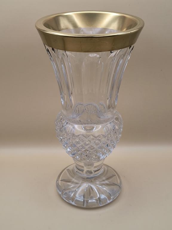 Wazon kryształowy - Huta Lambert, Belgia