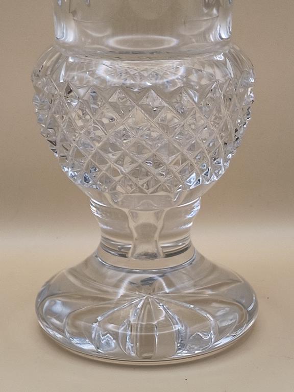 Wazon kryształowy - Huta Lambert, Belgia