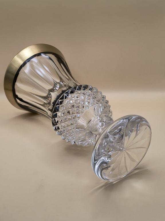 Wazon kryształowy - Huta Lambert, Belgia