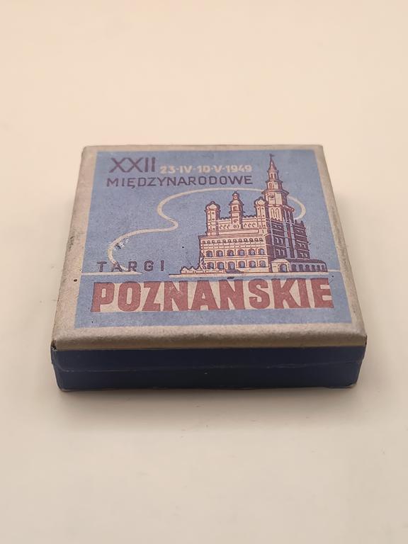 Pudełko po papierosach - Międzynarodowe Targi Poznańskie, 1949 r.
