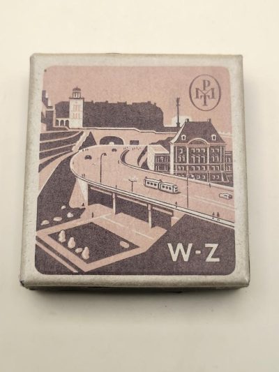 Pudełko po papierosach W-Z