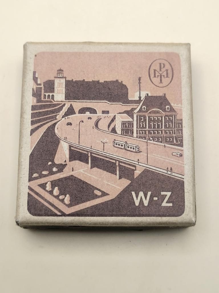 Pudełko po papierosach W-Z