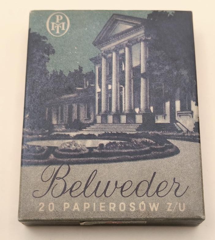 Pudełko po papierosach Belweder