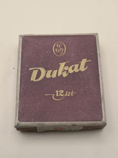 Pudełko po papierosach Dukat