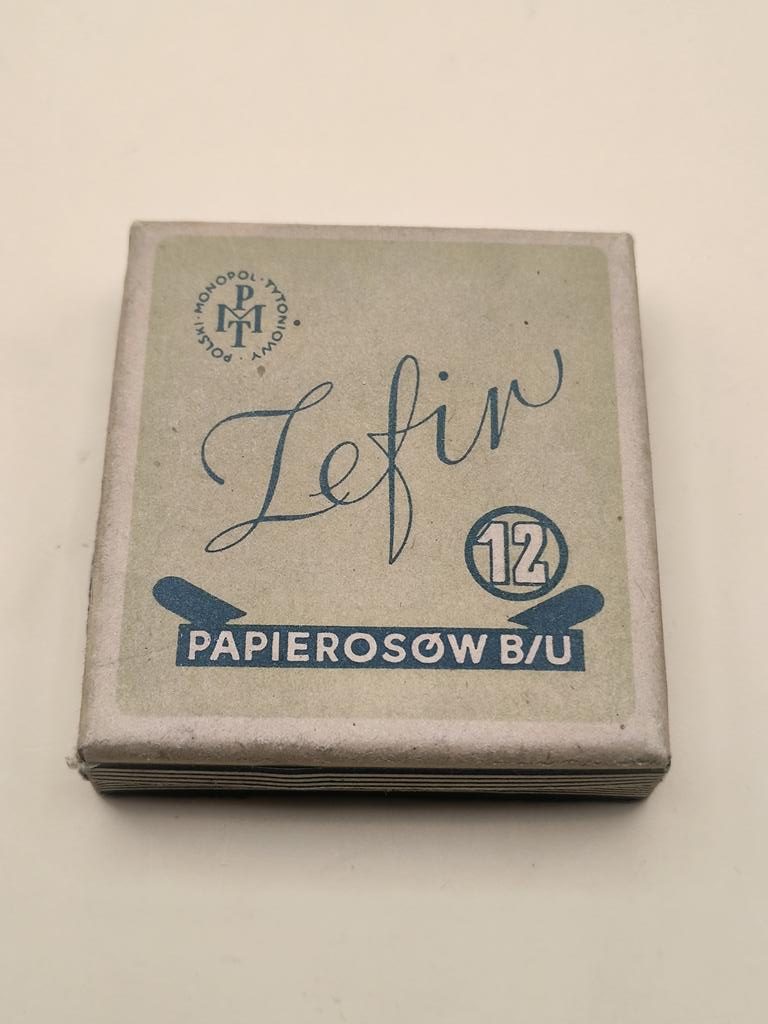 Pudełko po papierosach ZEFIR