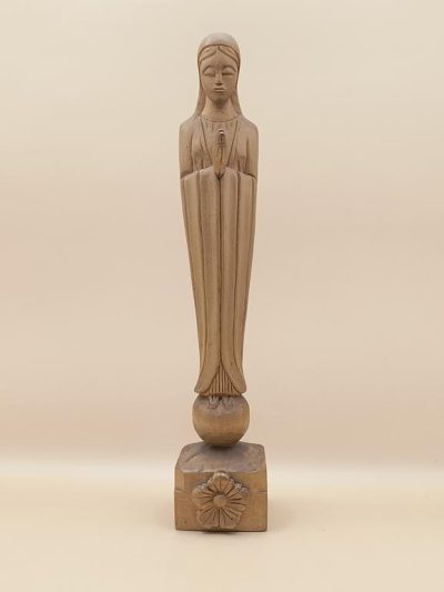 Figurka drewniana Matki Boskiej