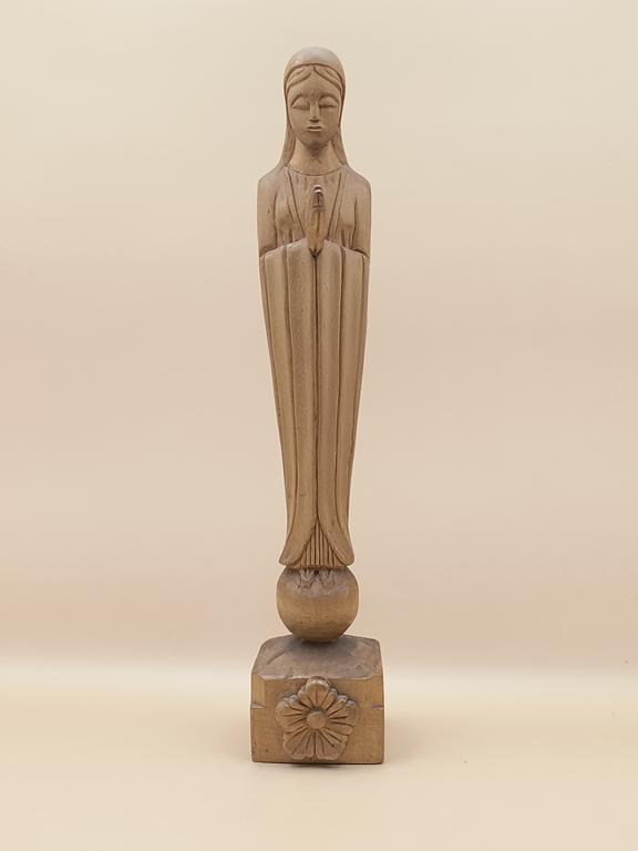 Figurka drewniana Matki Boskiej