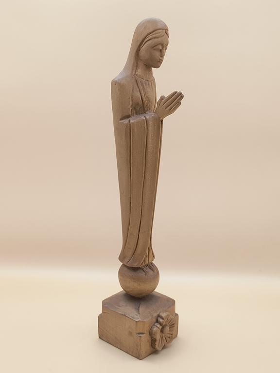 Figurka drewniana Matki Boskiej