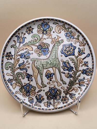 Talerz dekoracyjny - Zakłady Ceramiczne "Bolesławiec"