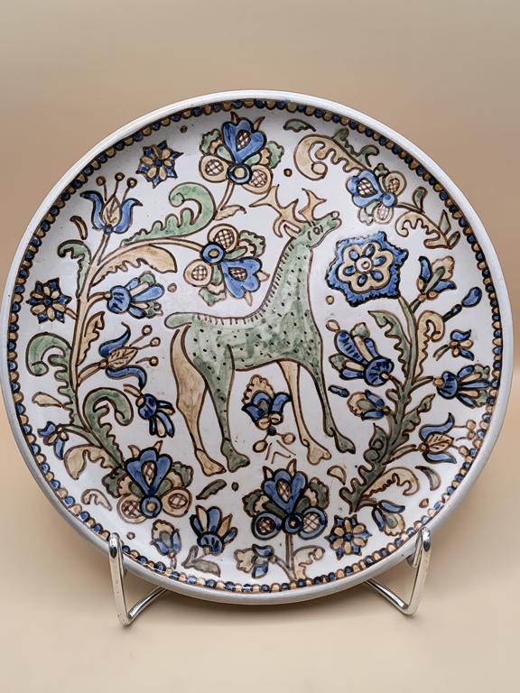 Talerz dekoracyjny - Zakłady Ceramiczne "Bolesławiec"