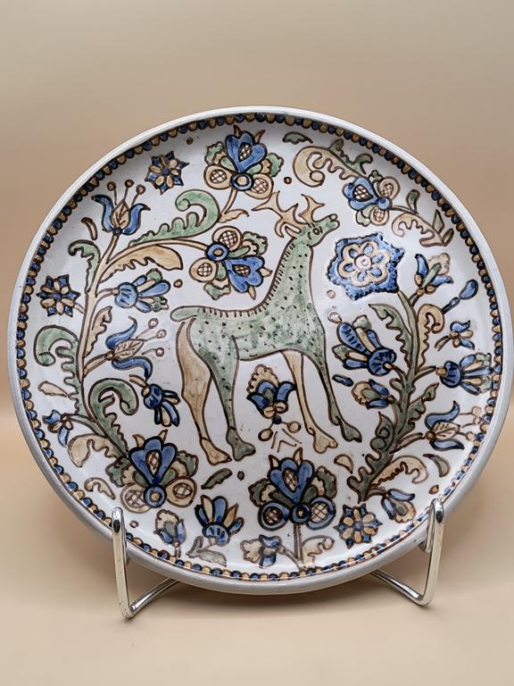 Talerz dekoracyjny - Zakłady Ceramiczne "Bolesławiec"