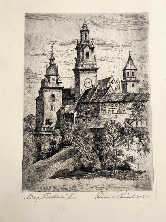 Stara grafika – Kraków. Wawel