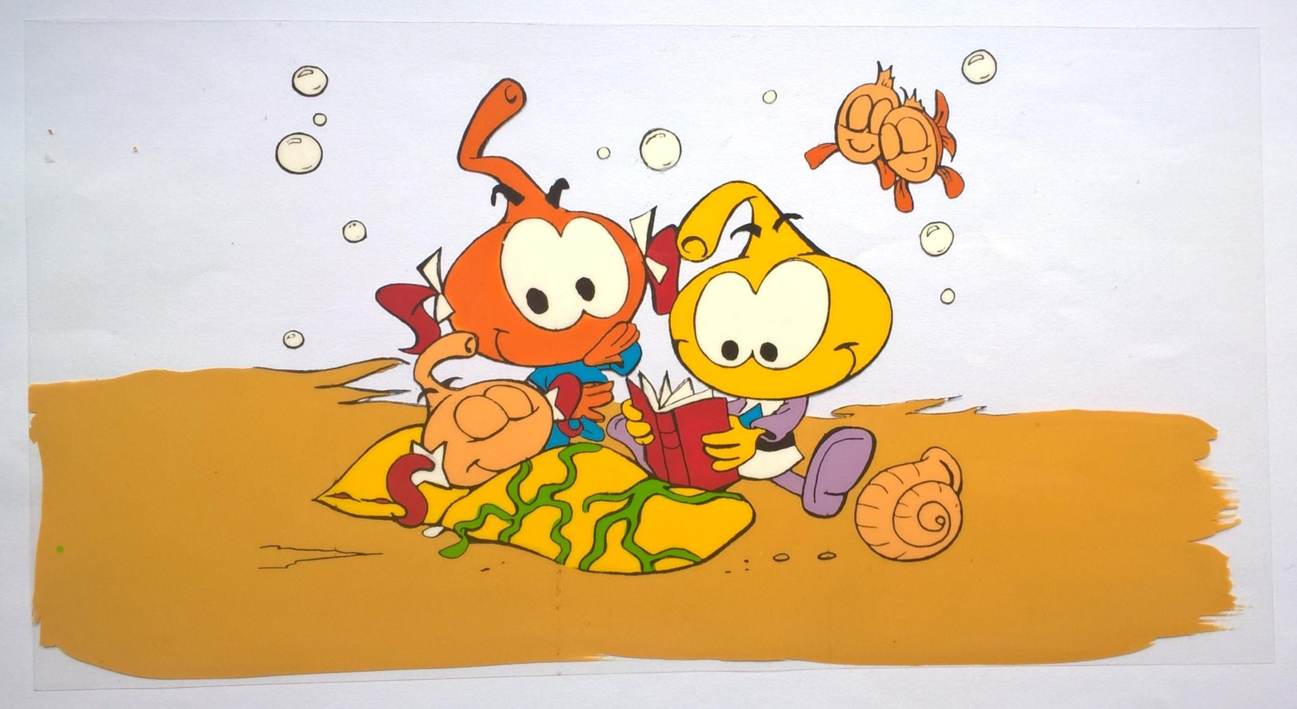 Folia celuloidowa z filmu animowanego HANNA-BARBERA - "THE SNORKS"