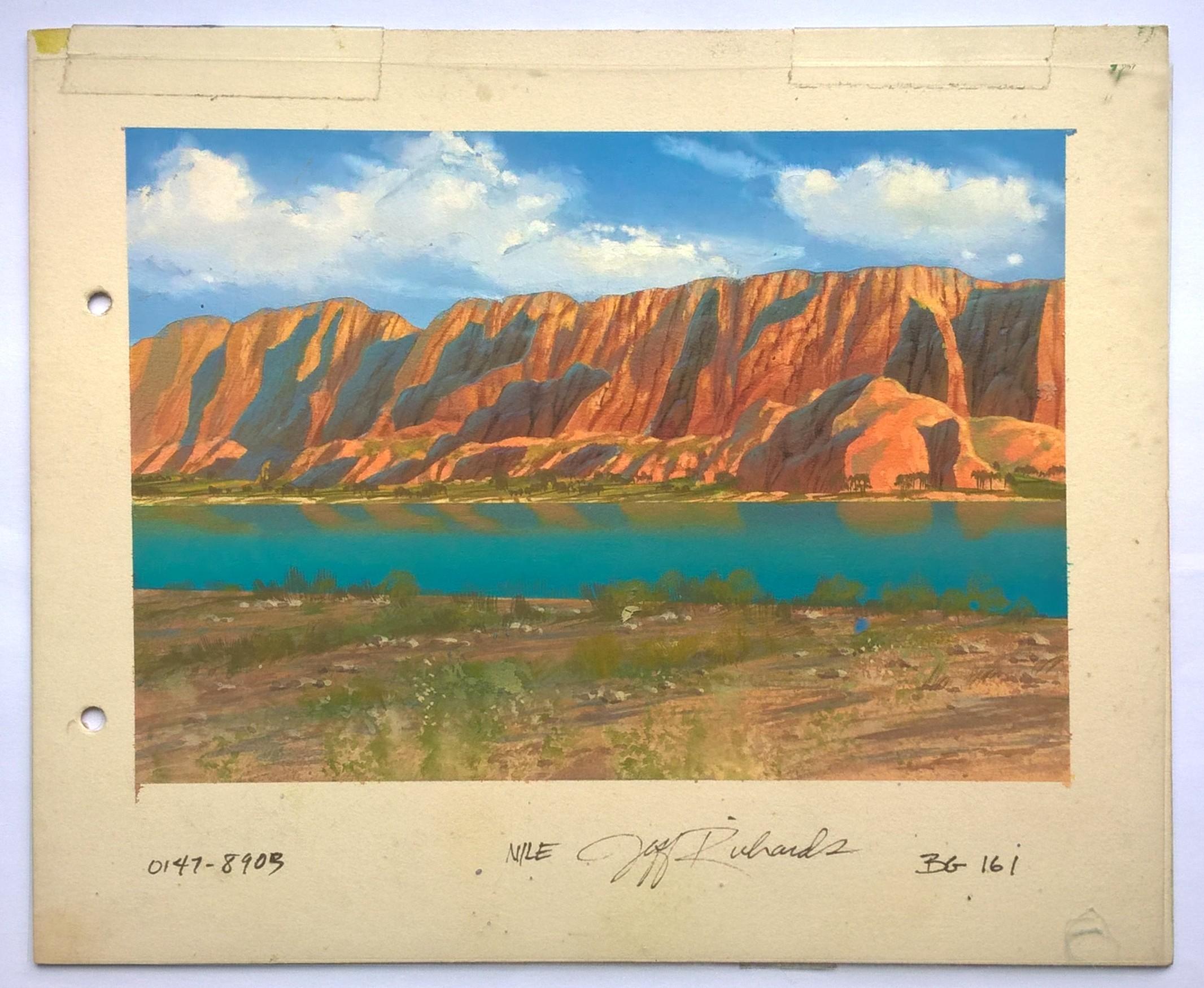 Tło animacyjne z filmu animowanego HANNA-BARBERA „THE BIBLE”-NILE – Biblia-rzeka Nil